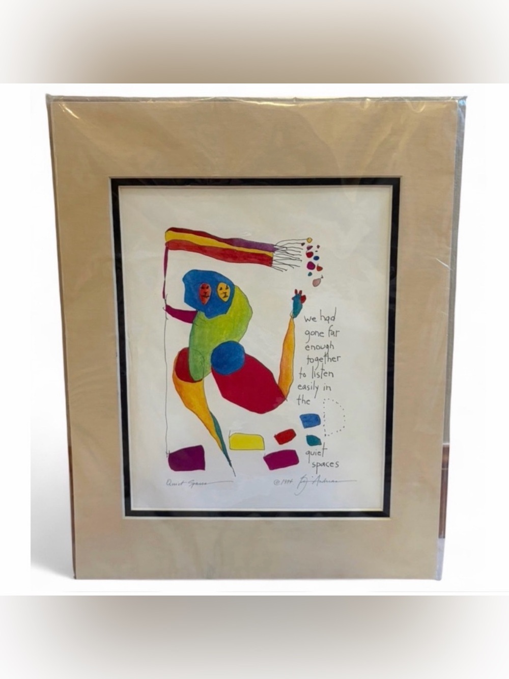 Brian Andreas Quiet Spaces StoryPeople Art Print in Packaging, Abstract Artwork